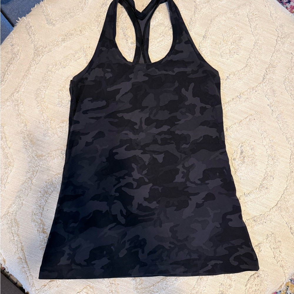 lululemon - Cool Racerback in Black / Retro Camo